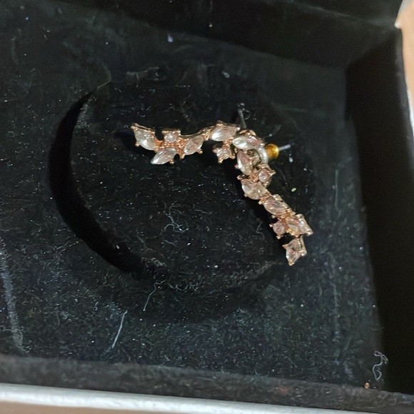 Elegant Gold and Silver Earring Set - Picture 12 of 13